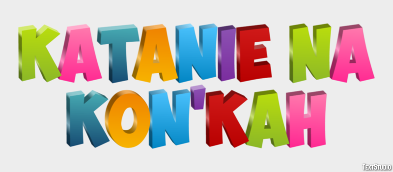 Катание на коньках Текстовый эффект