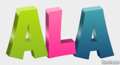 Ala Text effect