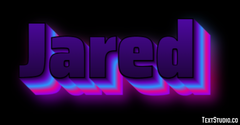 Jared Efekt tekstowy