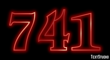 741 Text Effect
