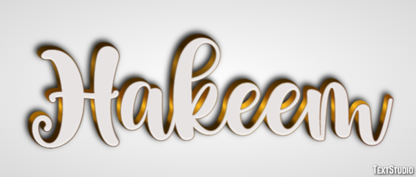 Hakeem Text Effect