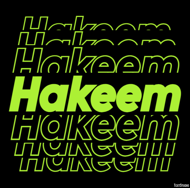 Hakeem Text Effect