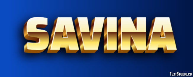 Savina Effetto testo