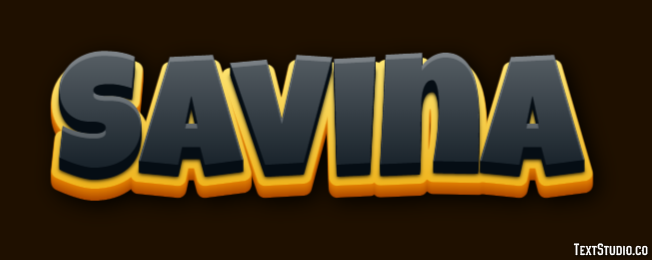 Savina Effetto testo