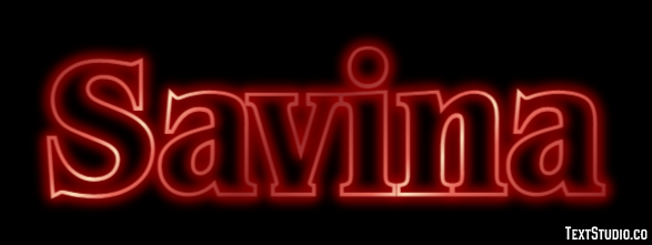 Savina Effetto testo