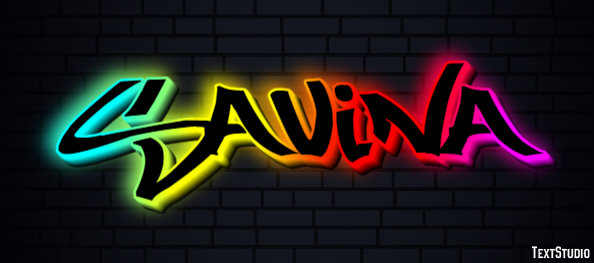 Savina Effetto testo