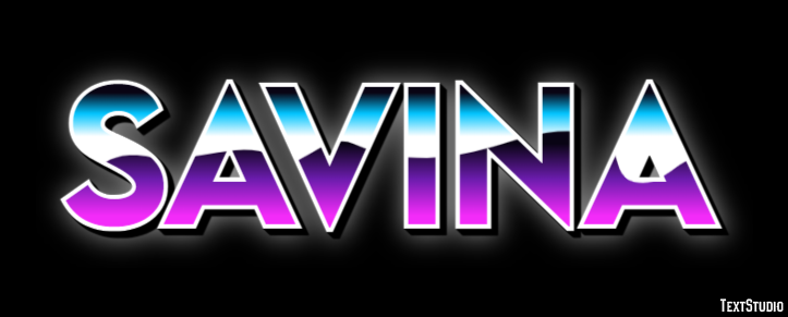 Savina Effetto testo
