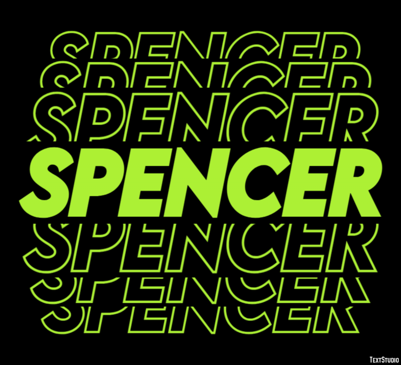 Spencer Efekt tekstowy