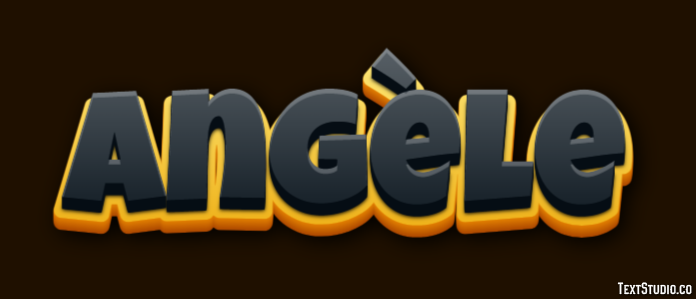 Angèle Text Effect
