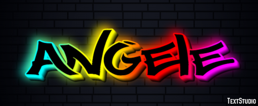 Angèle Text effect