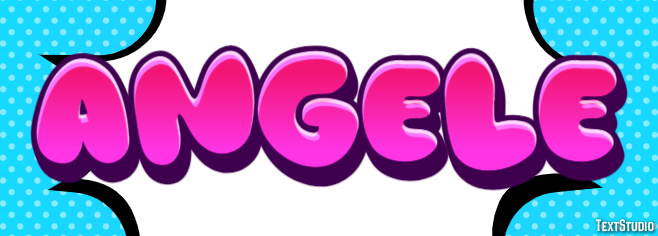 Angèle Text effect