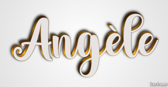 Angèle Text Effect
