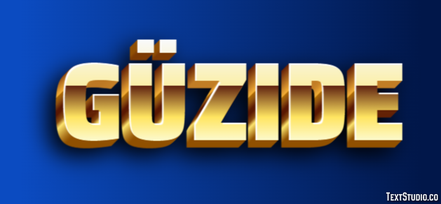 Güzide Эффект текста