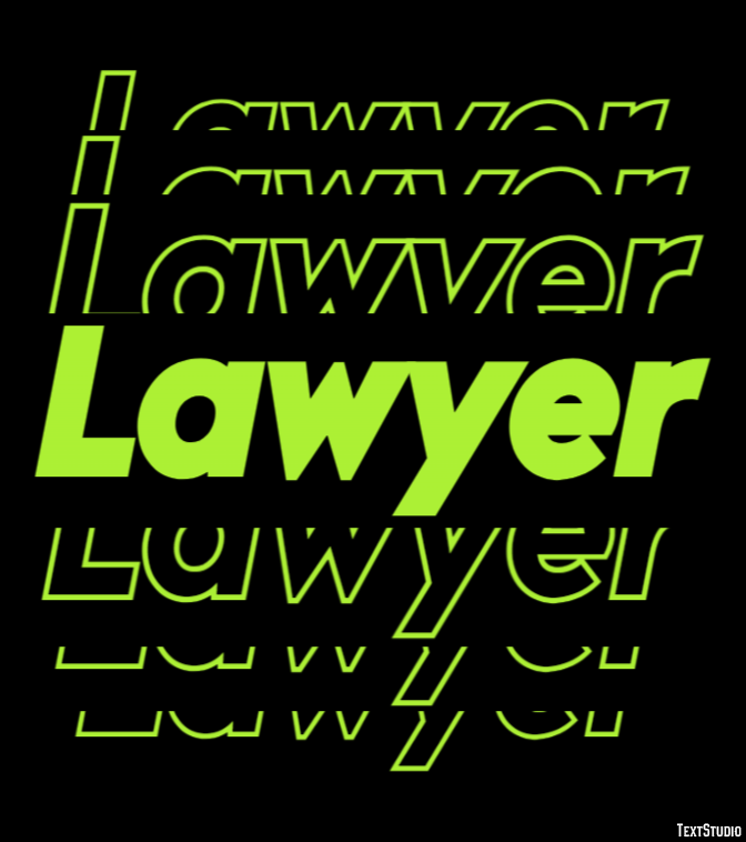 Lawyer Text Effect