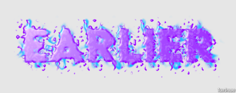 Earlier Effet de Texte