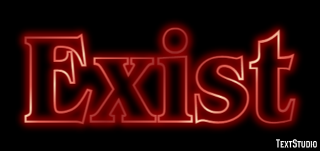Exist Text Effect