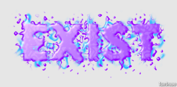 Exist Efecto de Texto