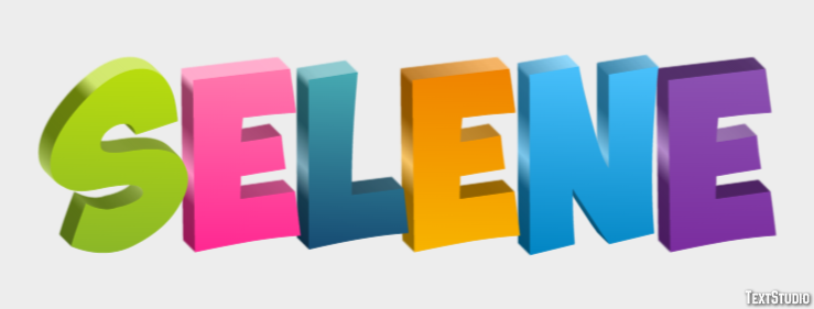 Séléné Text Effect