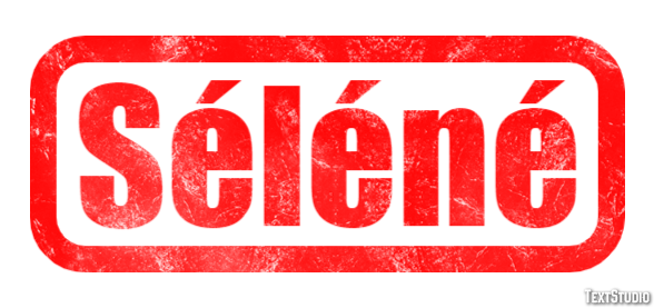 Séléné Tekst effect