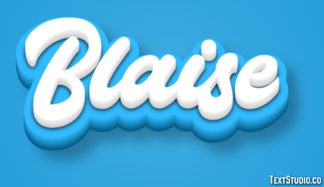 Blaise Text Effect