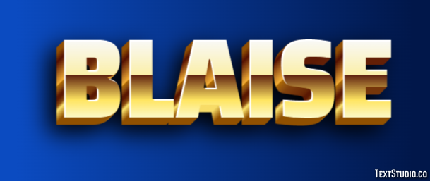 Blaise Text Effect