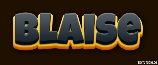 Blaise Text Effect