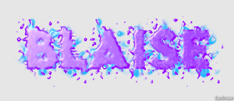 Blaise Efeito de texto