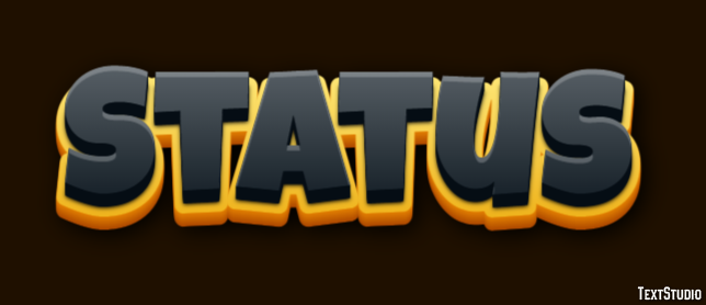 Status Text Effect