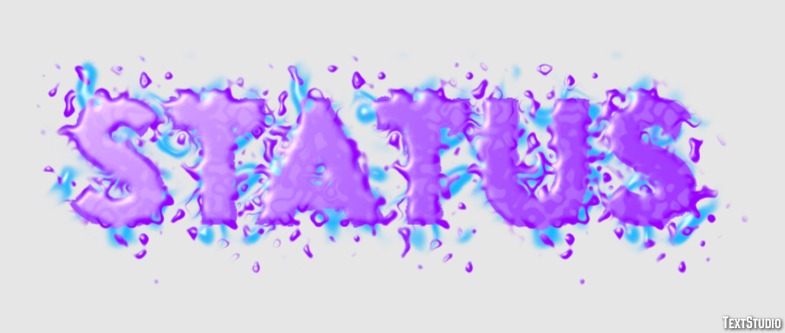 Status Text Effect