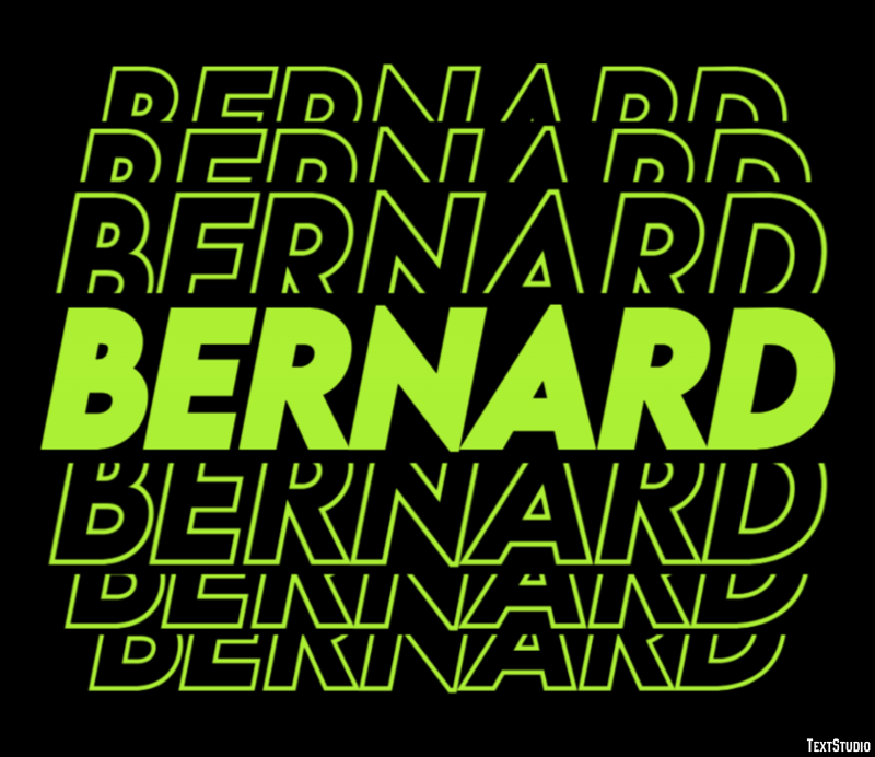 Bernard Efekt tekstowy