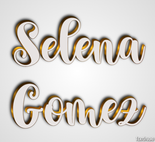 Selena Gomez Efekt tekstowy