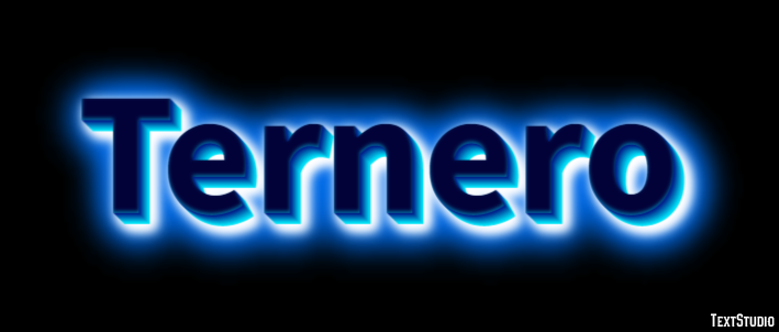 Ternero Efecto de texto