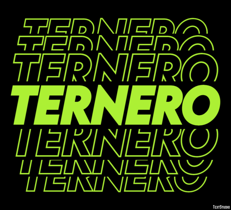Ternero Efecto de Texto