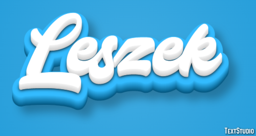 Leszek Efecto de Texto