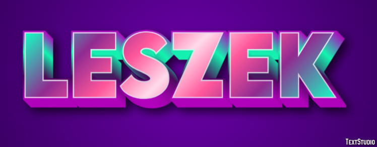 Leszek Efecto de Texto