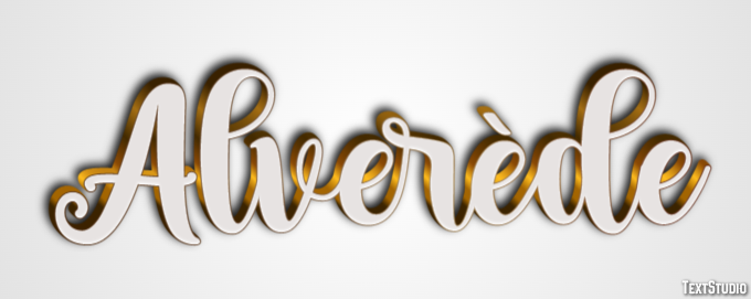 Alverède Efeito do texto