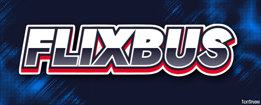 Flixbus Tekst Effect