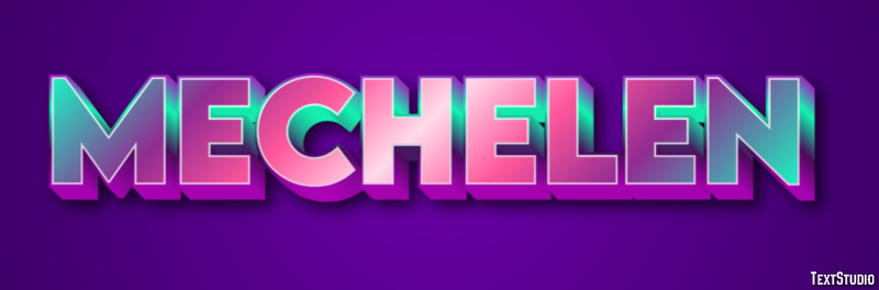 Mechelen テキスト効果