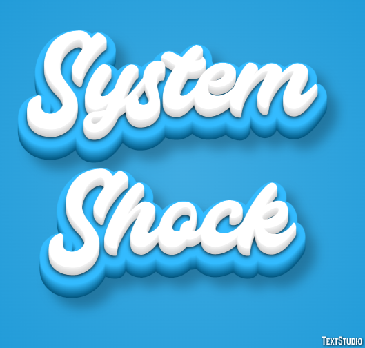 System Shock Efekt tekstowy