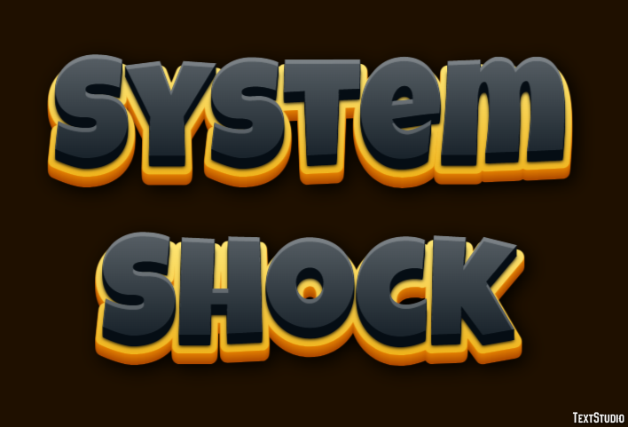 System Shock Efekt tekstowy