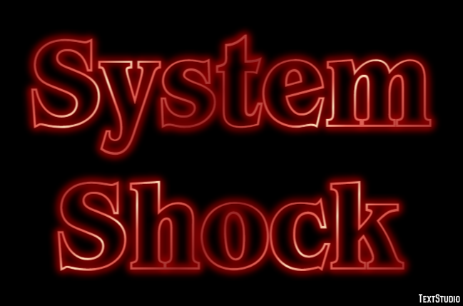 System Shock Efekt tekstowy