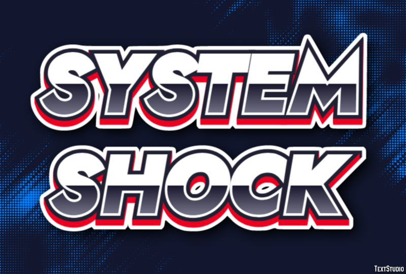 System Shock Efekt tekstowy
