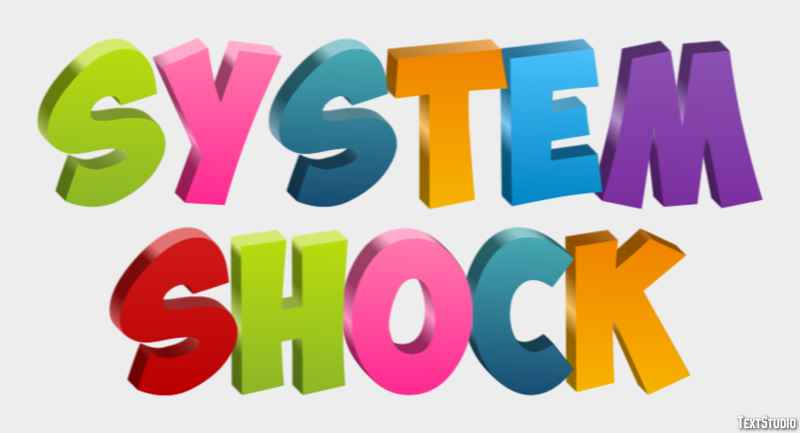 System Shock Efekt tekstowy