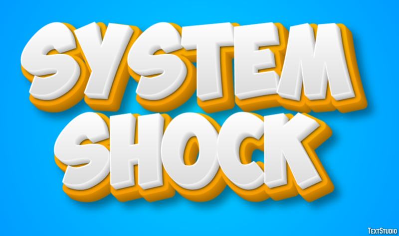 System Shock Efekt tekstowy