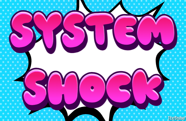 System Shock Efekt tekstowy
