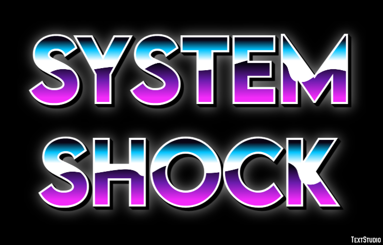 System Shock Text Effect