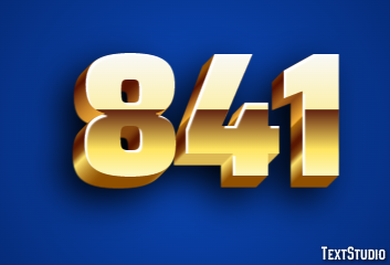 841 Text Effect