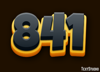 841 Text Effect