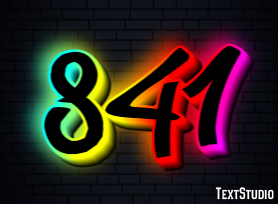 841 Text effect