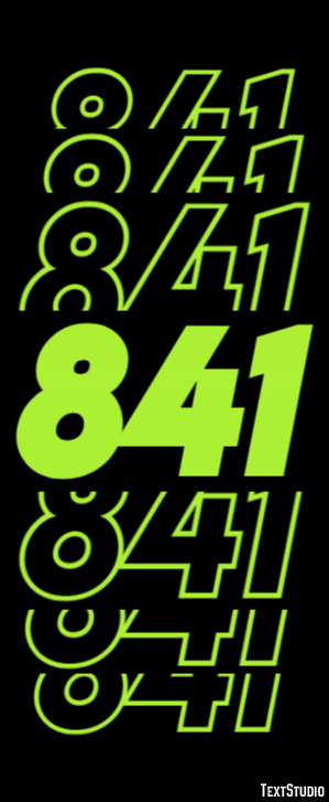 841 Text Effect